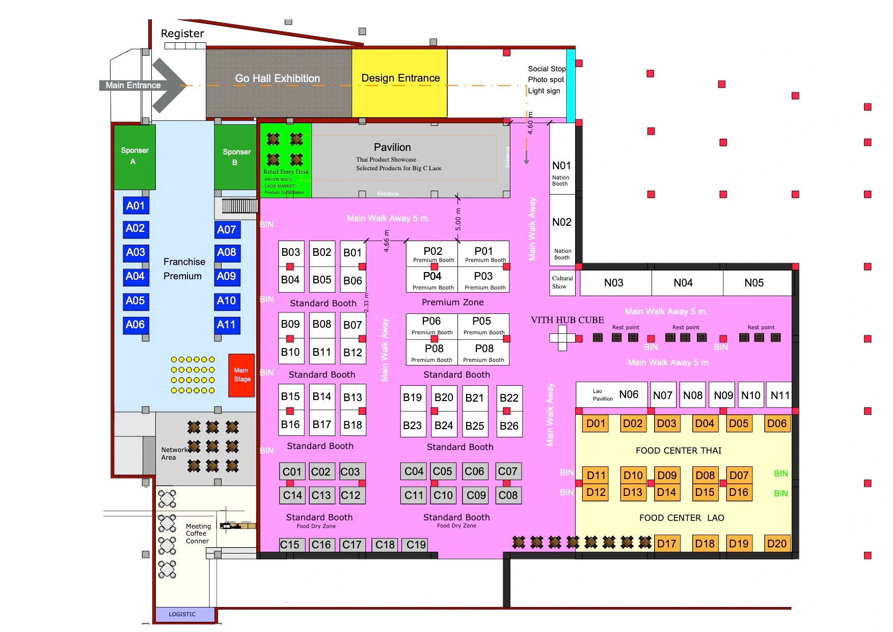 Mekong Growth Expo 2026 Floor Plan